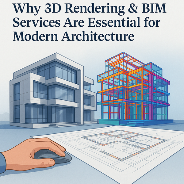 Why 3D Rendering & BIM Services Are Essential for Modern Architecture