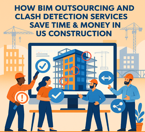 How BIM Outsourcing and Clash Detection Services Save Time & Money in US Construction