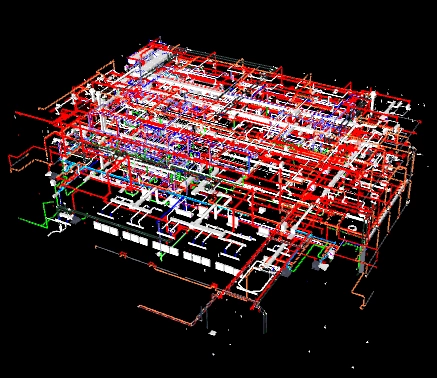 Isometric view of bulding - 02