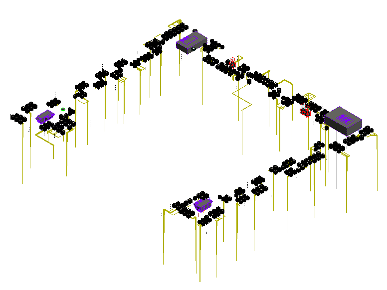 Roof Level 3D View