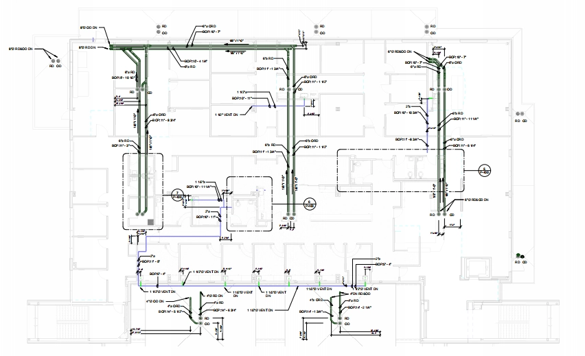 sanitary floor plan